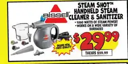 Ollie's STEAM SHOT HANDHELD STEAM CLEANER & SANITIZER offer