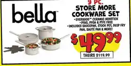 Ollie's bella 9 PC. STORE MORE COOKWARE SET offer