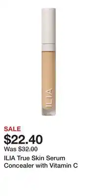 Kohl's ILIA True Skin Serum Concealer with Vitamin C offer