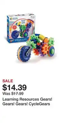 Kohl's Learning Resources Gears! Gears! Gears! CycleGears offer