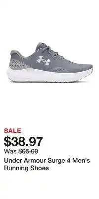Kohl's Under Armour Surge 4 Men's Running Shoes offer