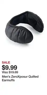 Kohl's Men's ZeroXposur Quilted Earmuffs offer
