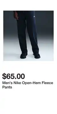 Kohl's Men's Nike Open-Hem Fleece Pants offer