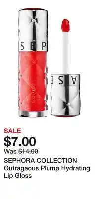 Kohl's SEPHORA COLLECTION Outrageous Plump Hydrating Lip Gloss offer