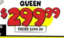 Ollie's ALOE VERA QUEEN MATTRESS offer
