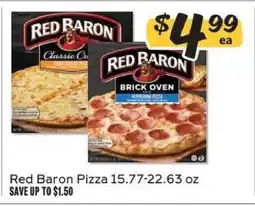 Winn Dixie Red Baron Pizza offer