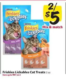 Winn Dixie Friskies Lickables Cat Treats offer