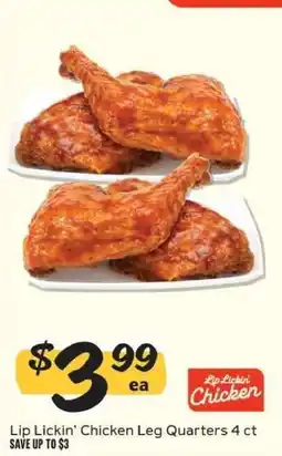Winn Dixie Lip Lickin' Chicken Leg Quarters offer