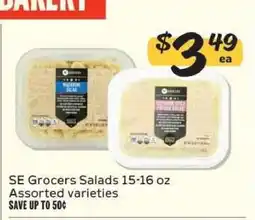 Winn Dixie SE Grocers Salads offer