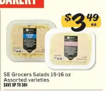 Winn Dixie SE Grocers Salads offer
