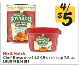 Winn Dixie Chef Boyardee offer