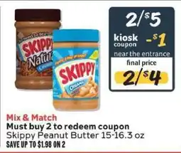 Winn Dixie Skippy Peanut Butter offer