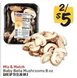Winn Dixie Baby Bella Mushrooms offer