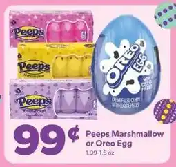 Save a Lot Peeps Marshmallow or Oreo Egg offer