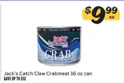 Winn Dixie Jack's Catch Claw Crabmeat offer