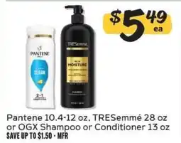 Winn Dixie Pantene, TRESemmé, or OGX Shampoo or Conditioner offer