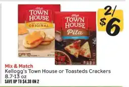 Winn Dixie Kellogg's Town House or Toasteds Crackers offer