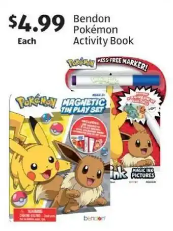 Bendon Pokémon Activity Book