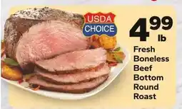 Save a Lot Fresh Boneless Beef Bottom Round Roast offer