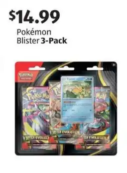 Aldi Pokémon Blister 3-Pack offer