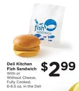 Kroger Deli Kitchen Fish Sandwich offer