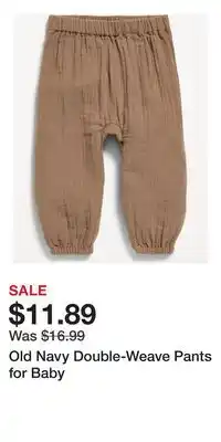 Old Navy Old Navy Double-Weave Pants for Baby offer