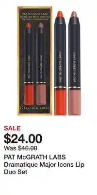Nordstrom PAT McGRATH LABS Dramatique Major Icons Lip Duo Set offer