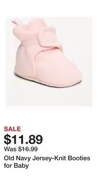 Old Navy Old Navy Jersey-Knit Booties for Baby offer