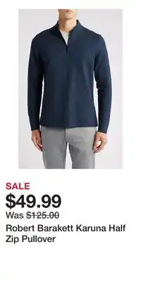 Nordstrom Robert Barakett Karuna Half Zip Pullover offer