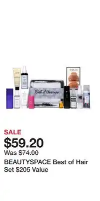 Nordstrom BEAUTYSPACE Best of Hair Set $205 Value offer
