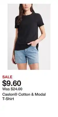 Nordstrom Caslon Cotton & Modal T-Shirt offer