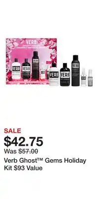 Nordstrom Verb Ghost Gems Holiday Kit $93 Value offer