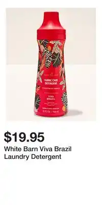 Bath & Body Works White Barn Viva Brazil Laundry Detergent offer