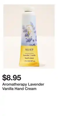 Bath & Body Works Aromatherapy Lavender Vanilla Hand Cream offer