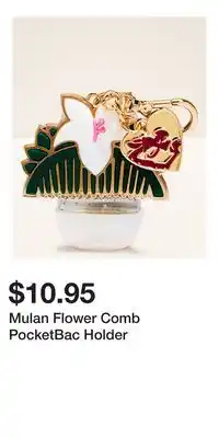 Bath & Body Works Mulan Flower Comb PocketBac Holder offer