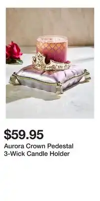 Bath & Body Works Aurora Crown Pedestal 3-Wick Candle Holder offer