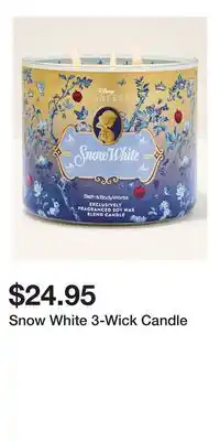 Bath & Body Works Snow White 3-Wick Candle offer