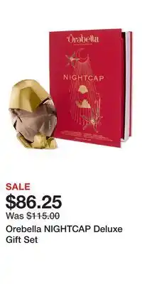 Ulta Beauty Orebella NIGHTCAP Deluxe Gift Set offer