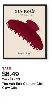 Ulta Beauty The Hair Edit Couture Chic Claw Clip offer
