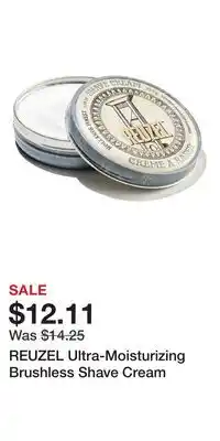 Ulta Beauty REUZEL Ultra-Moisturizing Brushless Shave Cream offer