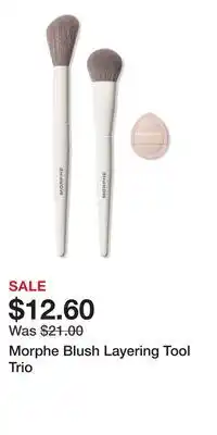 Ulta Beauty Morphe Blush Layering Tool Trio offer