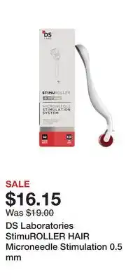 Ulta Beauty DS Laboratories StimuROLLER HAIR Microneedle Stimulation 0.5 mm offer