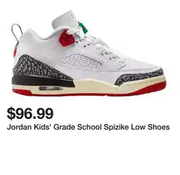 Dick's Sporting Goods Jordan Kids' Grade School Spizike Low Shoes offer