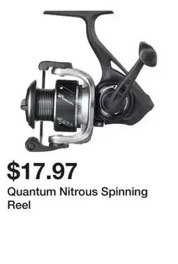Dick's Sporting Goods Quantum Nitrous Spinning Reel offer