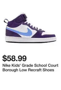 Dick's Sporting Goods Nike Kids' Grade School Court Borough Low Recraft Shoes offer