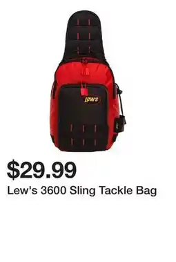 Dick's Sporting Goods Lew's 3600 Sling Tackle Bag offer