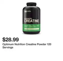 Dick's Sporting Goods Optimum Nutrition Creatine Powder 120 Servings offer