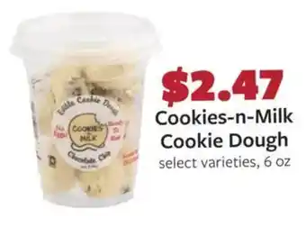 Fareway Cookies-n-Milk Cookie Dough offer