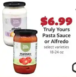 Fareway Truly Yours Pasta Sauce or Alfredo offer