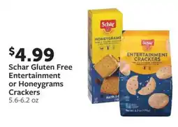 Fareway Schar Gluten Free Entertainment or Honeygrams Crackers offer